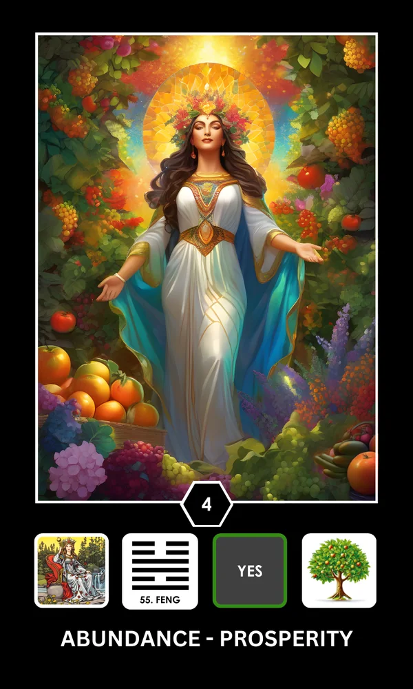 Soul Keys Oracle card: Abundance and Prosperity